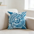 thumbnail image 3 of Geometric Soccer Throw Pillow Case Modern Abstract Football Pattern Decorative Cushion Cover for Sofa Bed Chair, 3 of 5