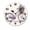 FFclock059, variant on ZXCXRQFa Silent Clocks Lavender Coffee Cup Silent Non Ticking Battery Operated Clock Vintage Round Clocks or Garage Basement Restaurant Workshop Wall Art 10inch