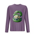 thumbnail image 2 of Styesk Chemises pour Hommes Sports Entraînement Physique Maison Noël Pyjamas Imprimés T-shirt Manches Longues Col Rond, 2 of 3