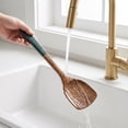thumbnail image 5 of Unique Bargains Kitchen Heat-Resistant Spatula Cooking for Frying Brown 15.4x3.7 in, 5 of 5