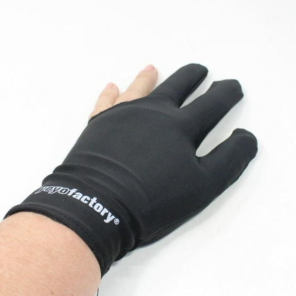 YoYoFactory Yo-Yo Glove - Three Finger YoYo Glove (Black)