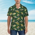 thumbnail image 2 of Zufioo Cartoon Car Hawaiian Shirt for Men,Beach Shirts Tropical Vacation Shirts,Sleeve Casual Button Down Shirt with Pocket for Travel,Beach,Party,daily,Small, 2 of 7