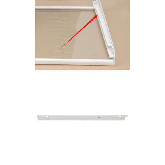 Kojem Left Slide Rail Set for Frigidaire Refrigerator Track Rail LH ABS Plastic 240530601