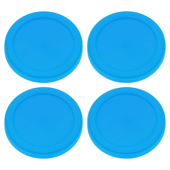 Uxcell 4 Pack Silicone Cup Lids, 3.9 Inch Mug Cover Reusable Silicone Cup Covers Anti-Dust Airtight Seal Mug Lid Stretch Lids for Hot and Cold Drinks Cup Glass Cup Coffee Cup, Blue