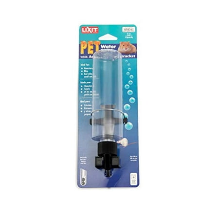 UPC: 0076711009458 | Lixit 250-00945 Lixit Econo Water Bottle with Aquarium and Cage Holder 8oz
