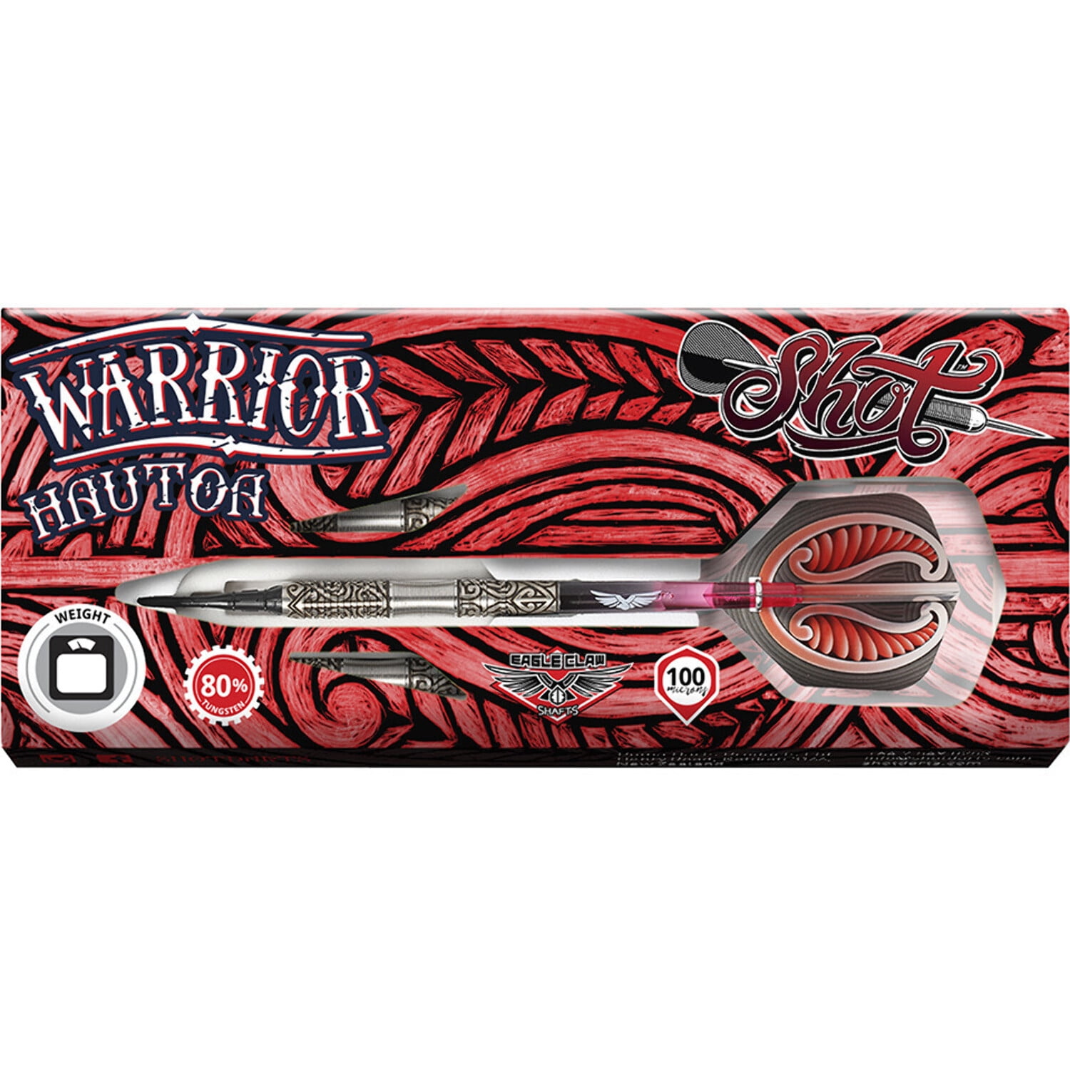 Shot Warrior Hautoa Soft Tip Dart Set-80% Tungsten-20gm