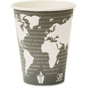Eco-Products World Art Hot Beverage Cups 12 fl oz - 1000 / Carton - Multi - Paper, Resin - Hot Drink