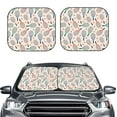 thumbnail image 2 of Sikiie Cute Tennis Racket Print Foldable Car Windshield Sun Visor, Car Window Sunshade Suitable for Sedan, SUV and Truck Car Accessories-Small, 2 of 6
