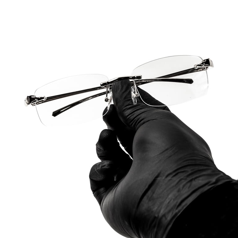 Square Narrow Rimless Silver Wire Metal Frames Unisex Trendy  display picture 2