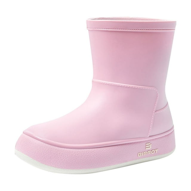 Bottes de Pluie Roses pour Femmes à la Mode avec Attrait Décoratif, Imperméables et Confortables pour un Usage Quotidien