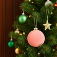 thumbnail image 6 of WKSCLPAI Christmas Balls Christmas Tree Ornaments Sets, 12 Pcs Velvet Christmas Memory Sphere Ornaments Xmas Decorative Hanging Decorations for Christmas Tree, 2.4 Inch, Pink, 6 of 7