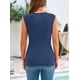 thumbnail image 2 of PRETTYGARDEN Top de Tirantes Mujer Ajustado con Canalé Gris Azul Talle S, 2 of 8