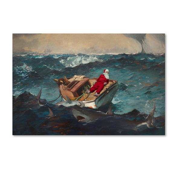 Trademark Fine Art 'Homer-The Gulf Stream' Canvas Art by Ed Wheeler