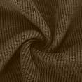 thumbnail image 5 of ZCFZJW Men's 1/4 Zip Turtleneck Sweater, Soft Ribbed Knitted Pullover with High Collar, Loose Fit Long Sleeve Casual Knit Sweatshirt Brown XXXL, 5 of 5
