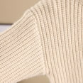 thumbnail image 4 of Gubotare Toddler Sweaters Boy Toddler Baby Girl Boy Long Sleeve Knit Sweater Cute Round Neck Pullover Fall Winter Warm Tops Clothes Size 3T 4T (Beige,3-4 Years), 4 of 5