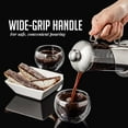 thumbnail image 5 of OVENTE French Press Coffee Maker 12 Ounce, 4 Level Stainless Steel Filter System & Heat Resistant Borosilicate Glass, Scoop included, Silver FSL12S, 5 of 10