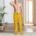 thumbnail image 2 of JUNZAN duck floating in the pool Men's Pajama Pants Sleepwear Pants PJ Bottoms Drawstring and Pockets-Large, 2 of 6