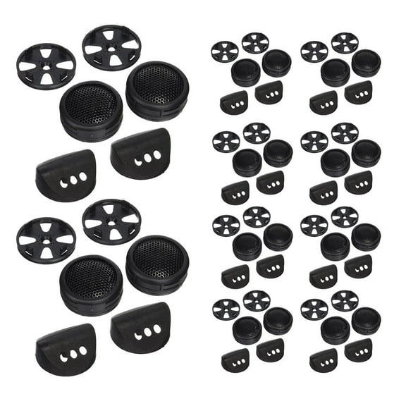 XXX by Audiopipe 10 Pack 600W High Frequency Wireless Car Tweeters with Built-in Crossover
