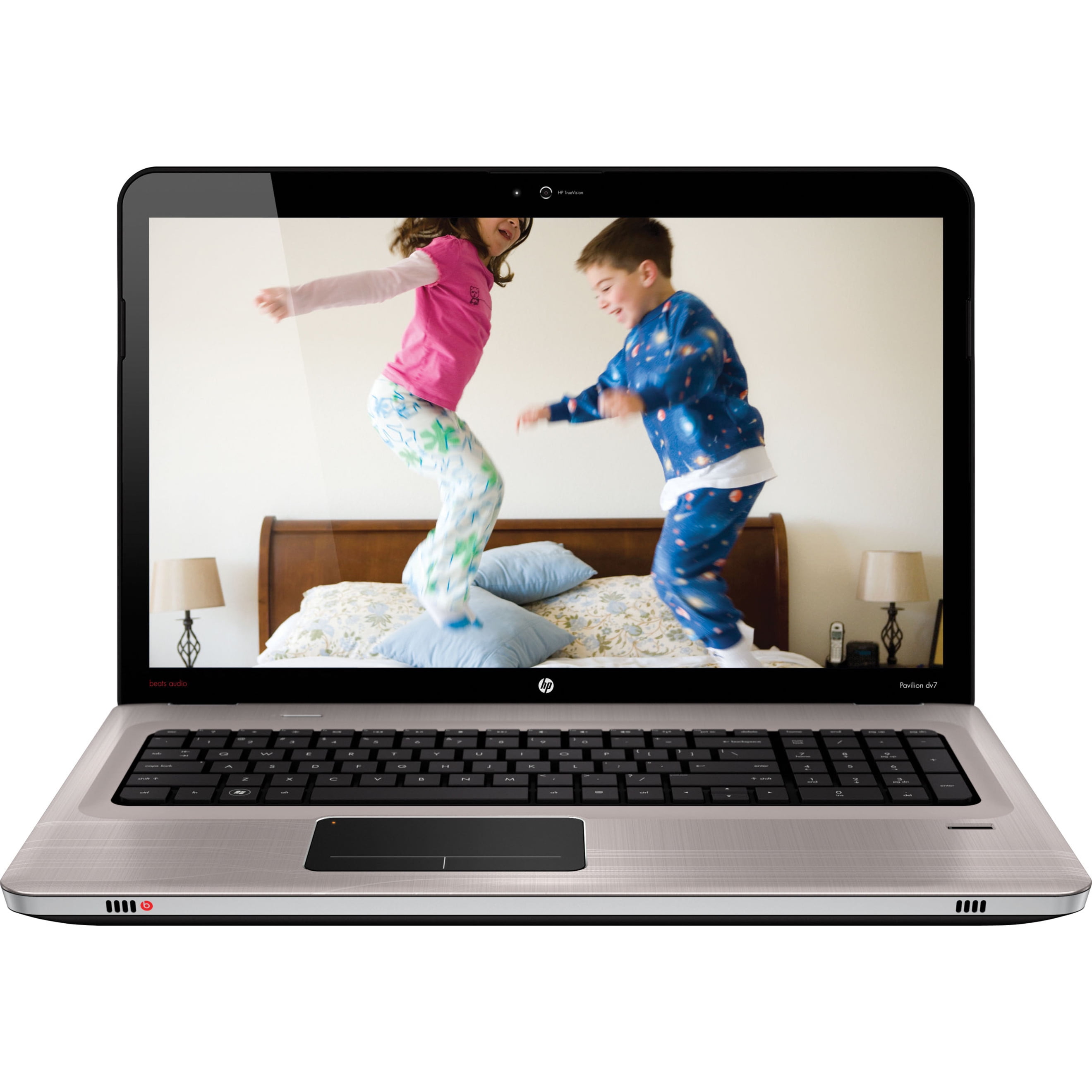 Hp Pavilion Dv7 4170us 17 3 Inch Laptop Pc Up To 7 5 Hours Of Battery Life Argento Walmart Com Walmart Com