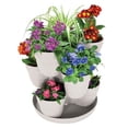 thumbnail image 1 of Bloomers-3 TIER FLOWER TOWER  PODS FIT 5  POTTED PLANTS  INCLUDES TRAY  STACKING, 1 of 1