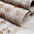 thumbnail image 4 of Ladole Rugs Venice Marigold Cream Ornamental Indoor/Outdoor Area Rug 7'10" x 10'5", 4 of 6