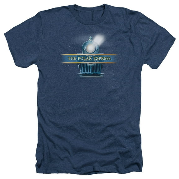 Polar Express - Train Logo - Heather Short Sleeve Shirt - X-Large