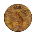 thumbnail image 2 of Gaeub Vintage Map 14-17in Tire Cover, Spare Tire Cover, for Camper Caravan, Trailer, Car, Truck, SUV, Jeep - 15 inch, 2 of 9