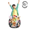 thumbnail image 3 of Aloha Storage Toy Bag Chair, Pattern with Cocktails and Hibiscus Blossoms on Zebra Background Hawaiian Luau Theme, Stuffed Animal Organizer Washable Bag, Small Size, Multicolor, by Ambesonne, 3 of 3