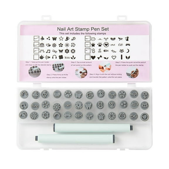 Complete 36Pieces Nails Stamp Set With Versatiled Designs for Everyday Parties and Special Event