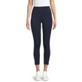 thumbnail image 4 of Time and Tru Women's High-Rise Ankle Knit Leggings, Available in 1, 2, and 3-Packs, 27" Inseam, Sizes S-XXXL, 4 of 5