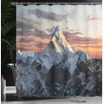 thumbnail image 4 of Ambesonne Colorful Shower Curtain, Mountain Nepal Everest, 69"Wx70"L, Multicolor, 4 of 5