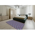 thumbnail image 4 of Ahgly Company Indoor Square Patterned Dark Purple Novelty Area Rugs, 4' Square, 4 of 6