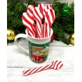 Candy Cane Spoons Peppermint Flavored Edible Hot Chocolate Coffee Party Favor Spoons