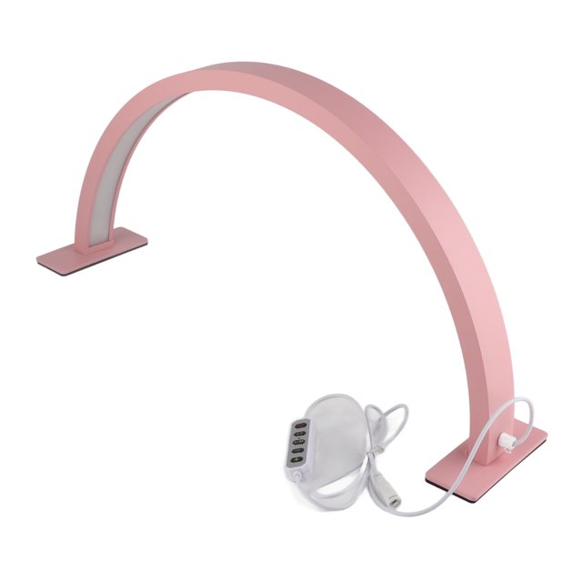 Lámpara De Escritorio Para Uñas De Media Luna De 22 Pulgadas, Brillo Y Temperatura De Color Ajustables De 36 W, Lámpara De Escritorio Para Manicura Con LED Regulable Para