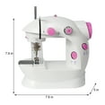 thumbnail image 2 of Mini Sewing Machine for Beginners, Portable Dual Speed Sewing Machine, 2 of 5