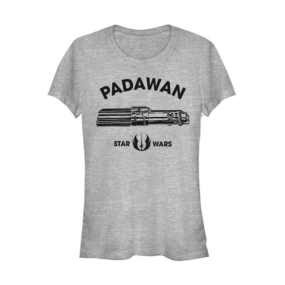 Junior's Star Wars Padawan Lightsaber  Graphic Tee Athletic Heather Medium