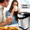 NutriChef PKWK53 Electric Water Boiler & Warmer Digital Hot Pot