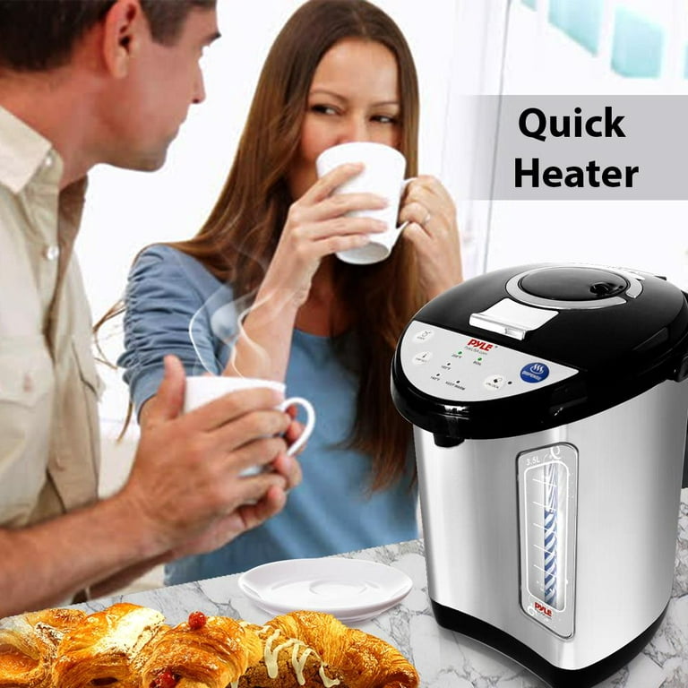 NutriChef PKWK53 - Electric Water Boiler & Warmer - Digital Hot Pot Water  Kettle with Adjustable Temp Control, 3.69 Quart 