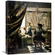 22 in. The Artists Studio Art Print - Johannes Vermeer