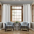 thumbnail image 4 of UTOPIA ALLEY Wall Mounted 5/8 Inch Curtain Rod - Curtain Rods For Windows 48 to 86 Inch, Adjustable Drapery Rods, Black Curtain Rods, Bedroom Curtain Rods, Tapestry Poles (Black, 48"-86"), 4 of 9
