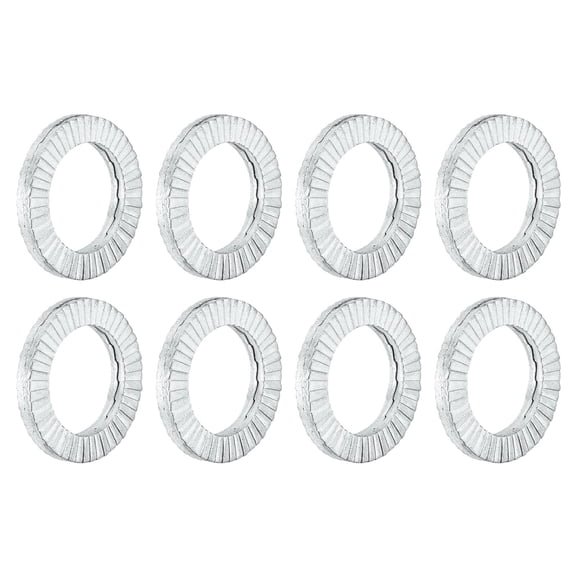 Wedge Locking Washers for 1/2 Inch Bolts, 20 Pack Manganese Steel Washers