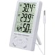 thumbnail image 1 of Termómetro higrómetro digital, termómetro digital LCD con sonda, higrómetro para interiores y exteriores, sensor de comprobación de refrigeradores, 1 of 5