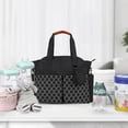 thumbnail image 2 of Lmbabter Bolsa de pañales con cambiador Bolsa de bebé multifunción mejorada con correa ajustable para el hombro Bolsillos aislados (negro), 2 of 5