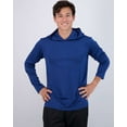 thumbnail image 3 of Real Essentials 3 Pack: Men's Dry Fit Wicking Long Sleeve Fishing Active Hoodie Pullover Sweatshirt (Big & Tall), 3 of 5