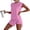 Hot Pink, variant on Skort Sets Women 2 Piece Outfits Side Split Athletic Skirt Matching Tank Top Set Casual Vacation Short Lounge Sets Green M