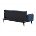 thumbnail image 6 of Uspridefurniture Beniamino 78'' Velvet Square Arm Sleeper, Blue, 6 of 6