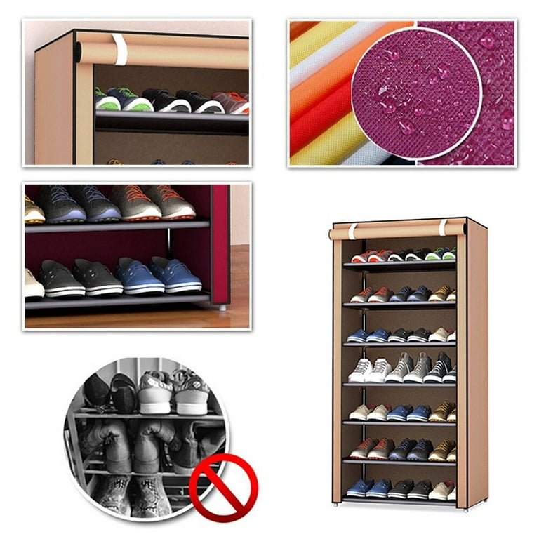 Simple Shoe Rack Dustproof Multi-layer Storage Shelf Dorm Organizer Shoe  Cabinet