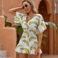 thumbnail image 2 of Cute Yellow Banana Women's Luxury Party Dress Evening Dresses Ladies Cover Ups, 2 of 6