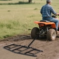 thumbnail image 4 of Gymax 84'' Wide Driveway Drag Tow-Behind Leveling Rake w/Reinforced Bars for ATV/UTV, 4 of 10
