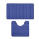 thumbnail image 1 of Juego de alfombrillas de baño de espuma viscoelástica Fdksdf, prácticas alfombrillas de baño de 2 piezas, suaves, cómodas, absorbentes y antideslizantes, gruesas, lavables a máquina y de fácil, 1 of 5